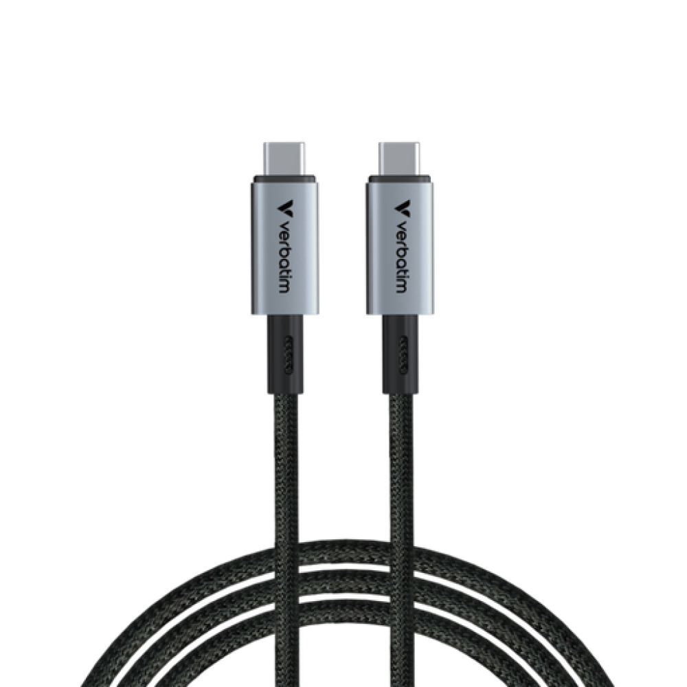 Verbatim Sync & Charge USB C to USB C 240W 40 Gbps120 cm