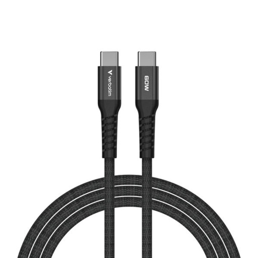 Verbatim Sync & Charge USB C to USB C 60W Magnetic 120 cm - Black