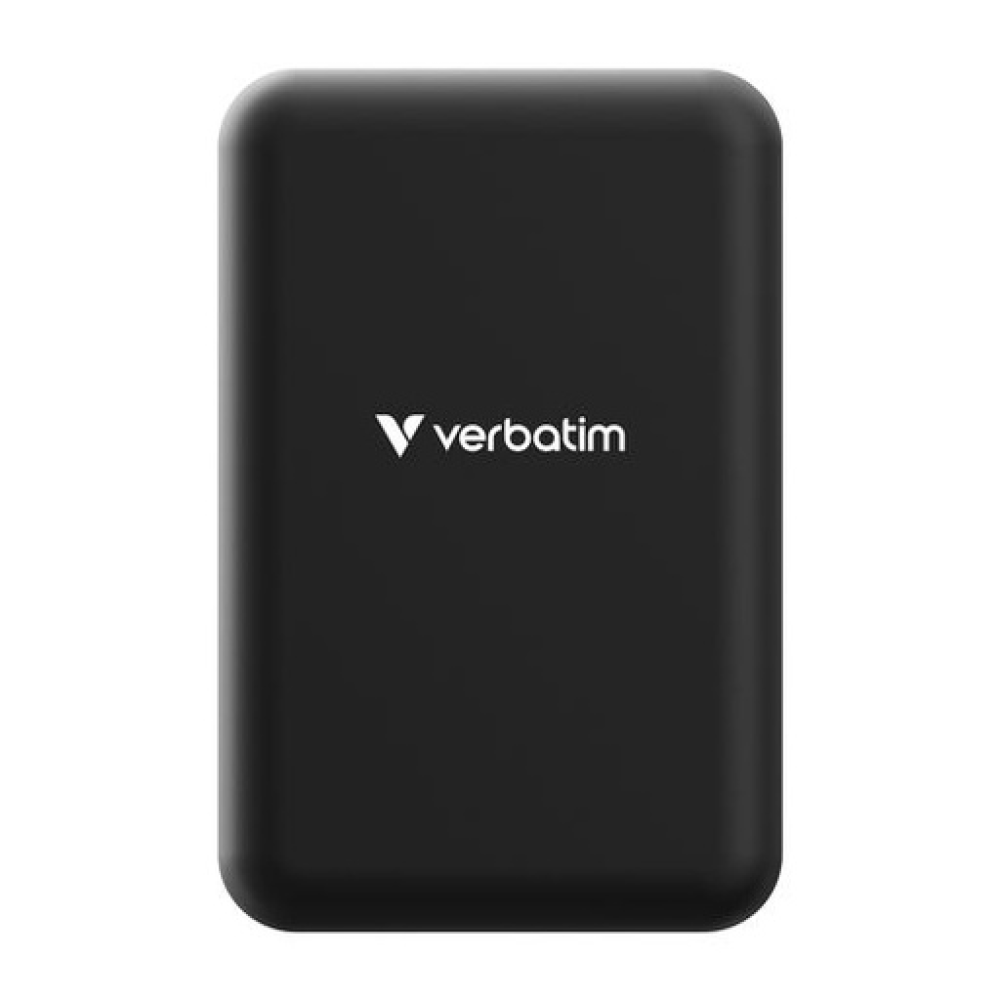 Verbatim Charge 'n' Go Magnetic Wireless Power Bank 20000 mAh Black 