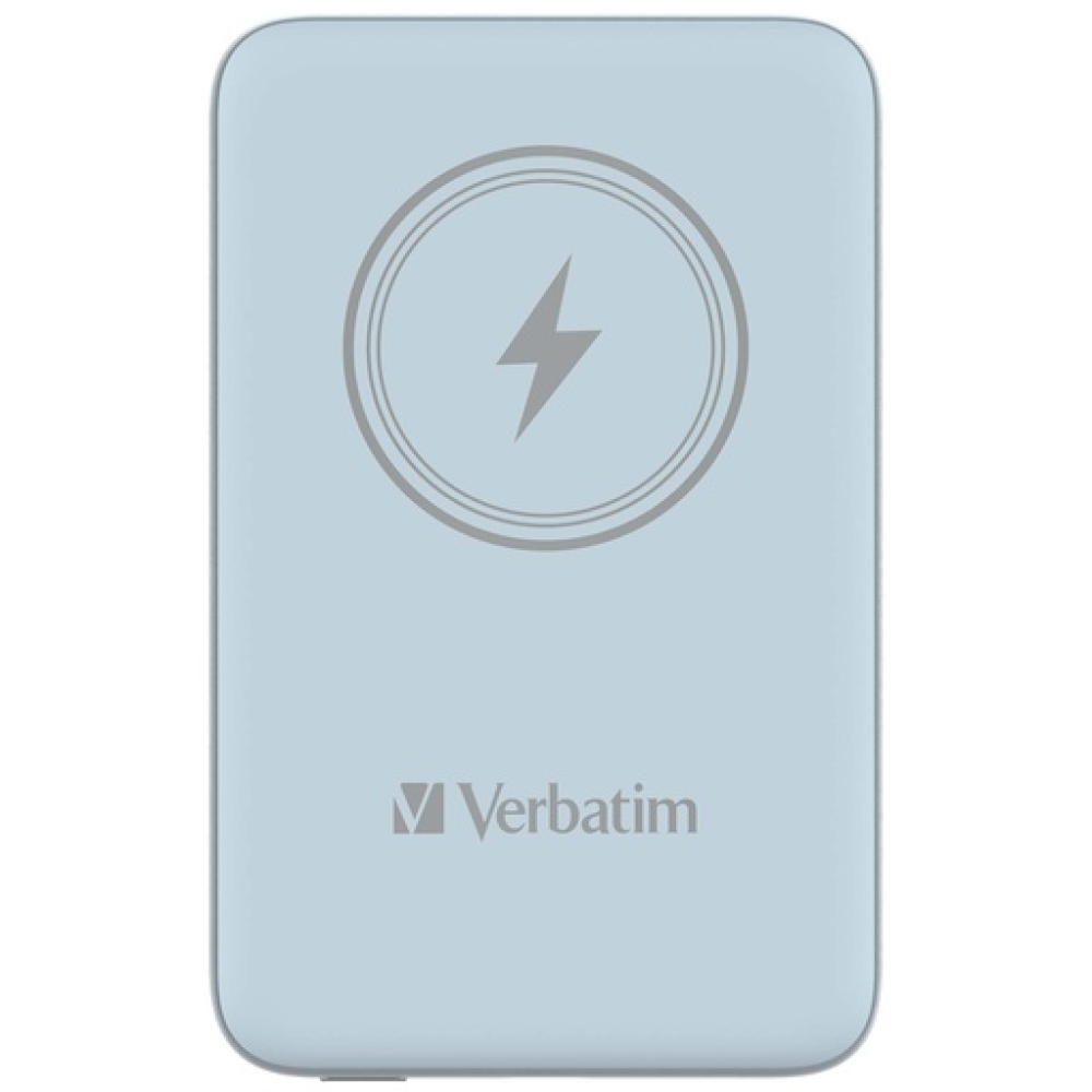 Verbatim Charge 'n' Go Magnetic Wireless Power Bank 10000 mAh Blue