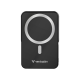 Verbatim Charge 'n' Go Magnetic Wireless Power Bank Stand 10000 mAh Black 