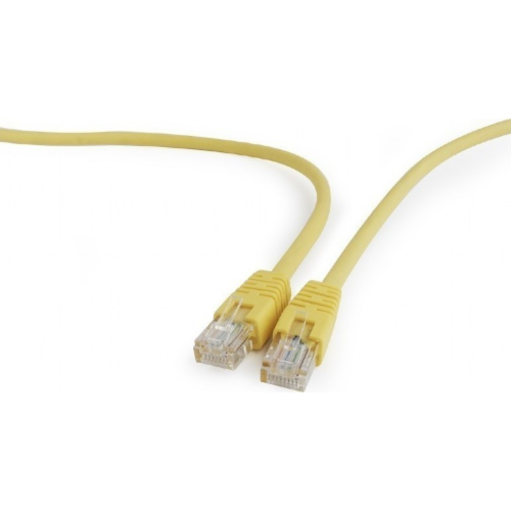 CAT-5E MOLDED PATCHCORD 0,5M YELLOW DIGITUS