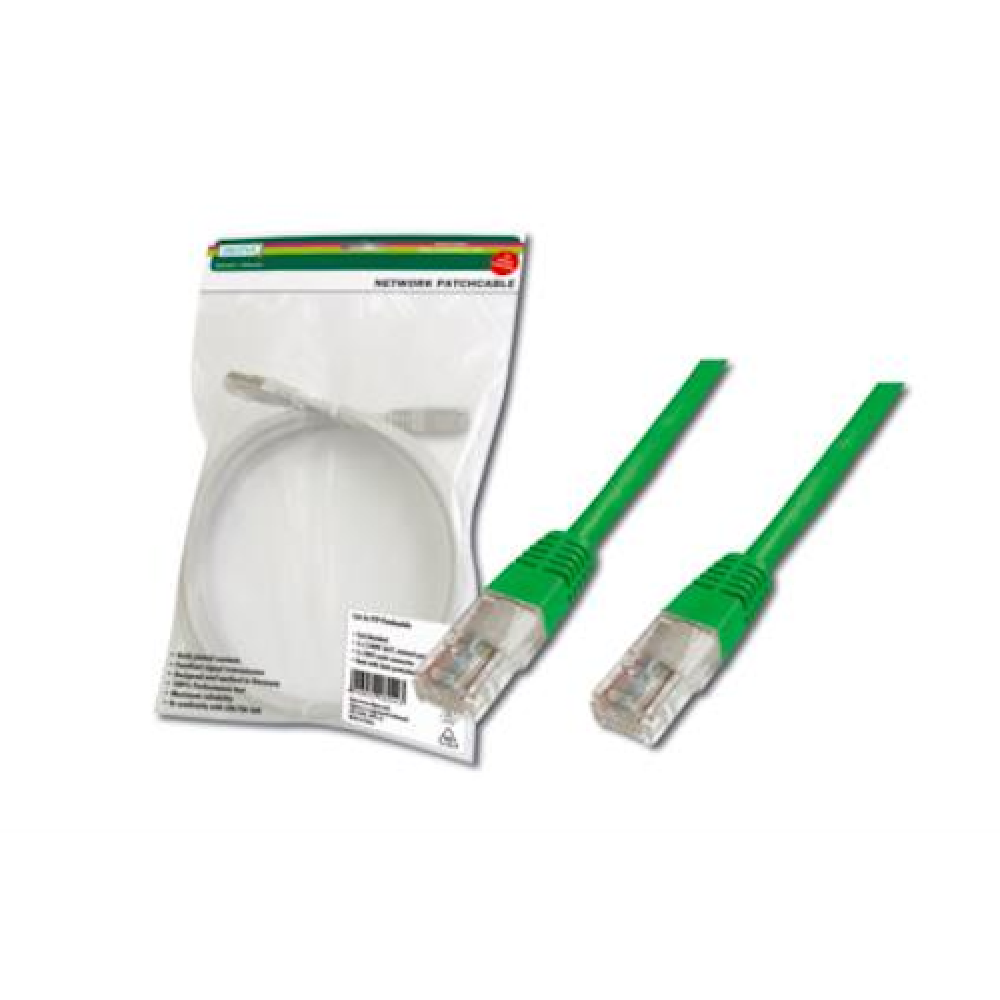 CAT-6 MOLDED PATCHCORD 3M GREEN DIGITUS