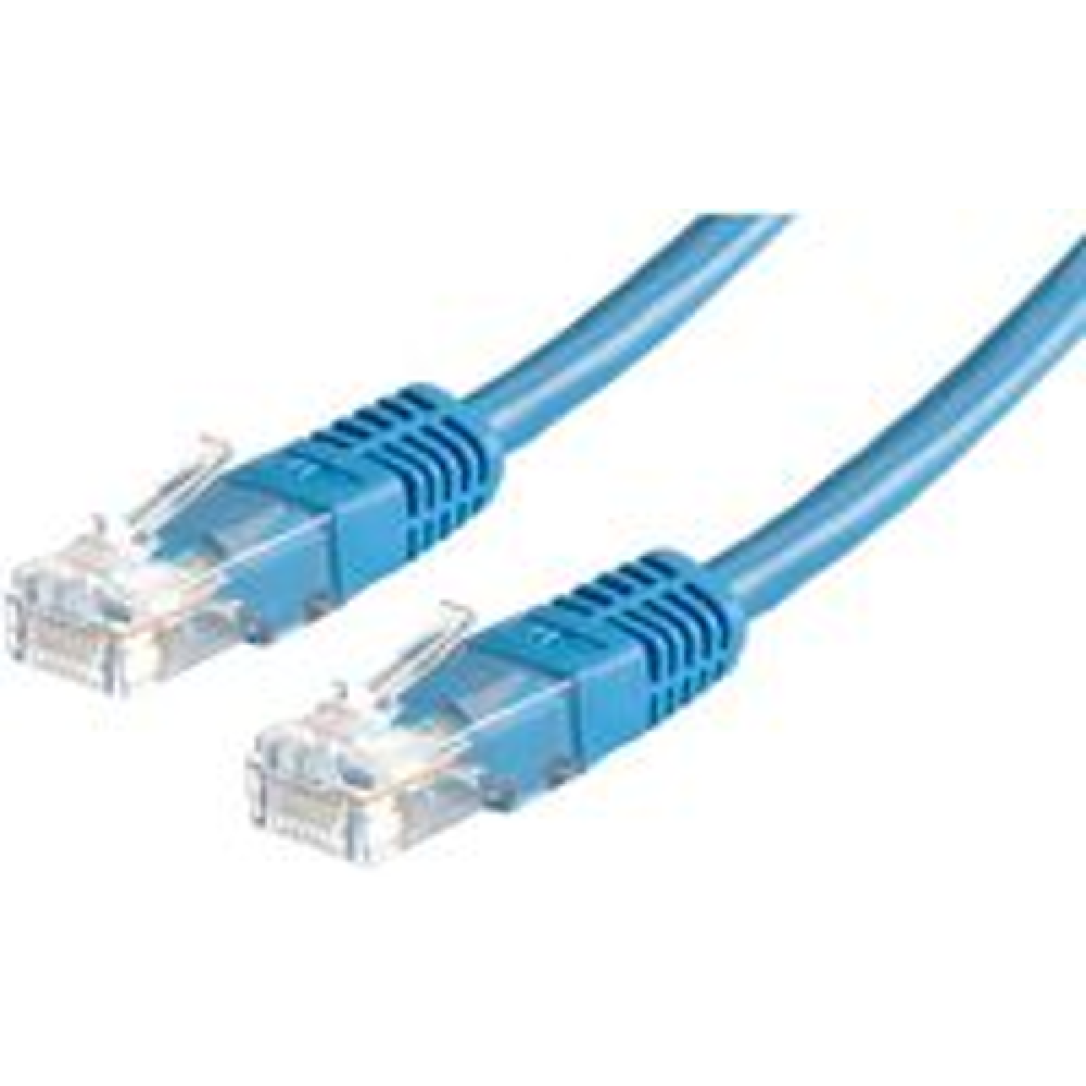 CAT-6 MOLDED PATCHCORD 0,5M BLUE VALUE