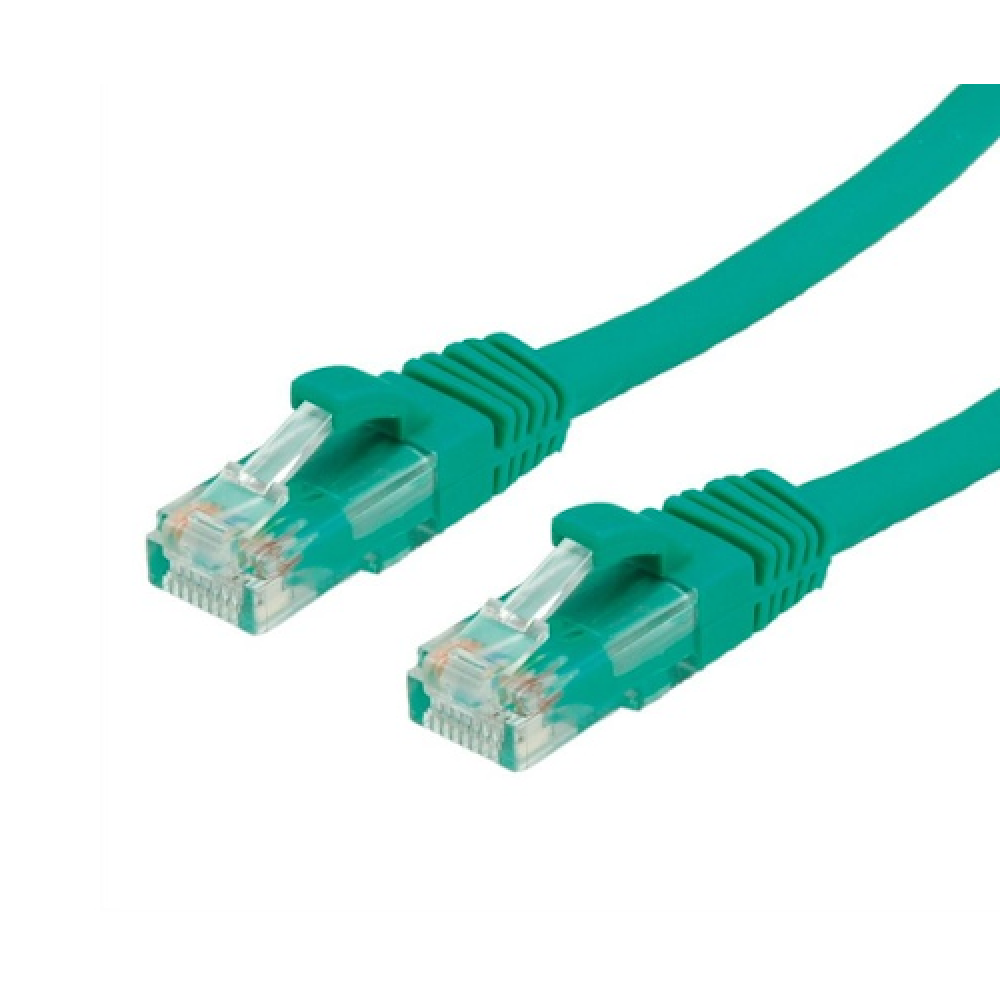 CAT-6 MOLDED PATCHCORD 0,5M GREEN LSOH VALUE