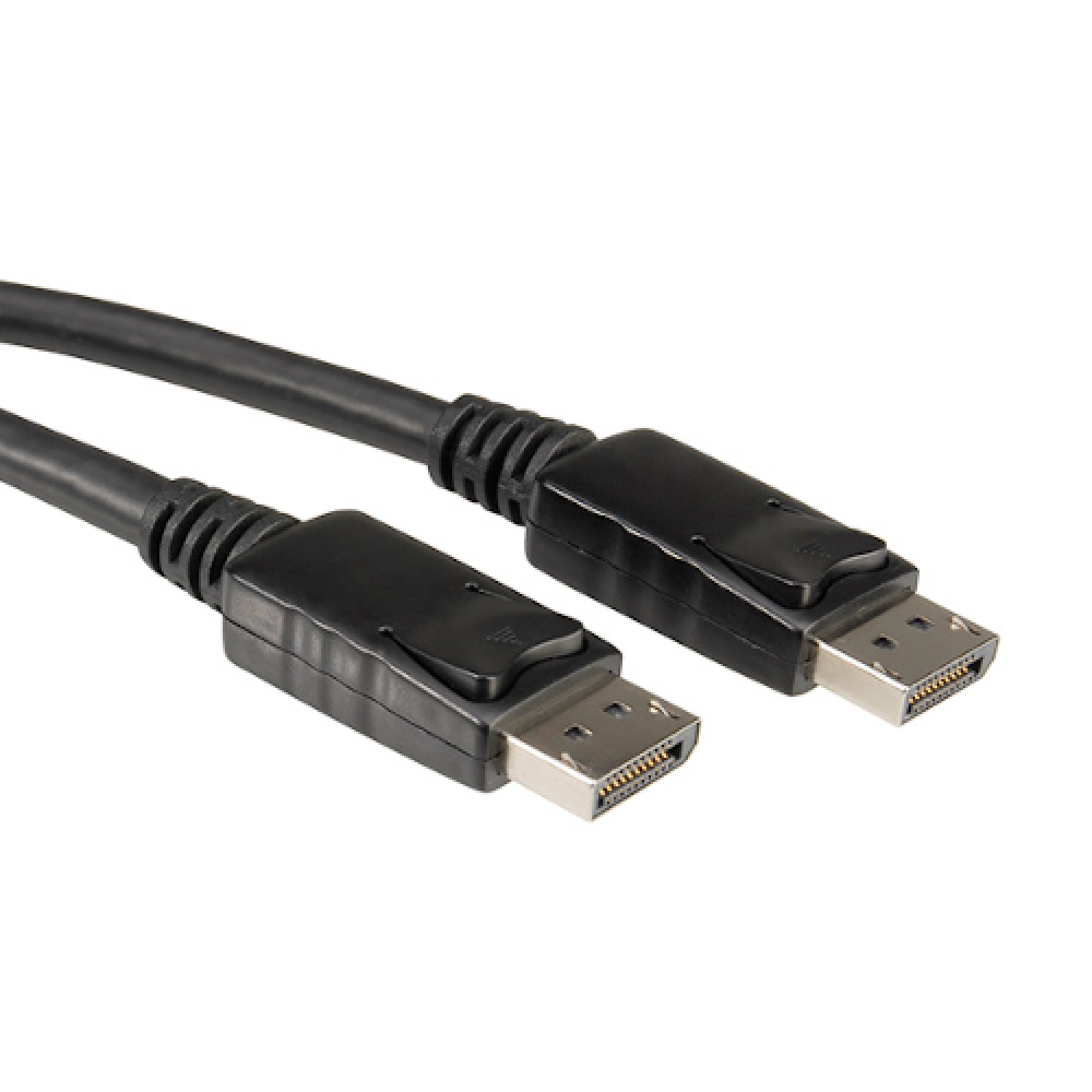 CABLE DISPLAYPORT BLACK MALE 2M