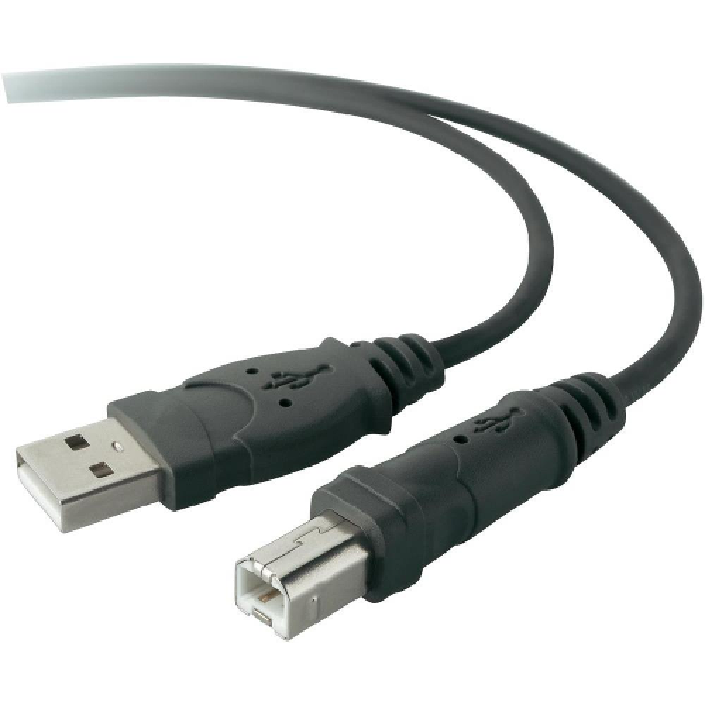 CABLE USB 2.0 1,8M BLACK