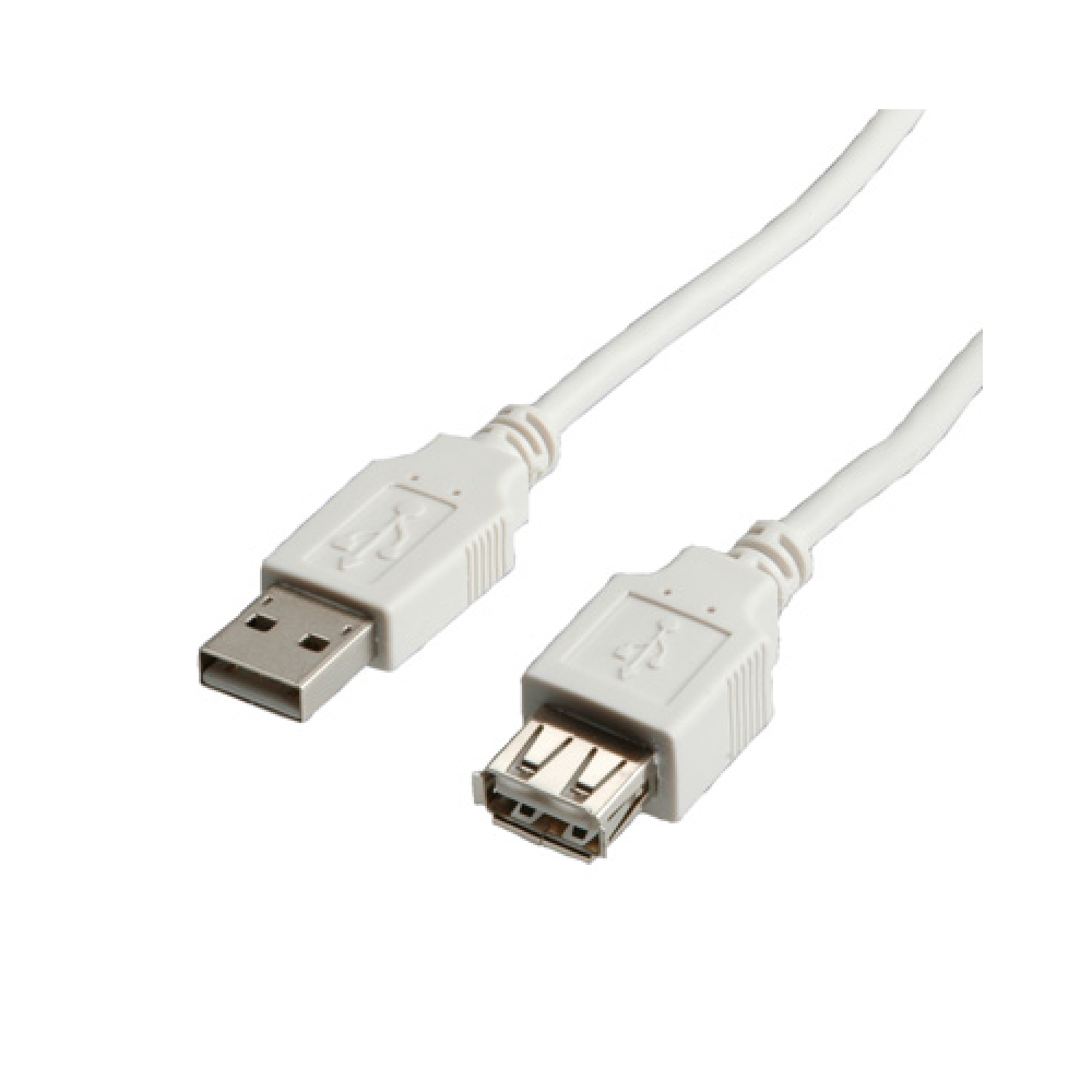 USB 2.0 CABLE TYPE A-A MALE-FEMALE 3M