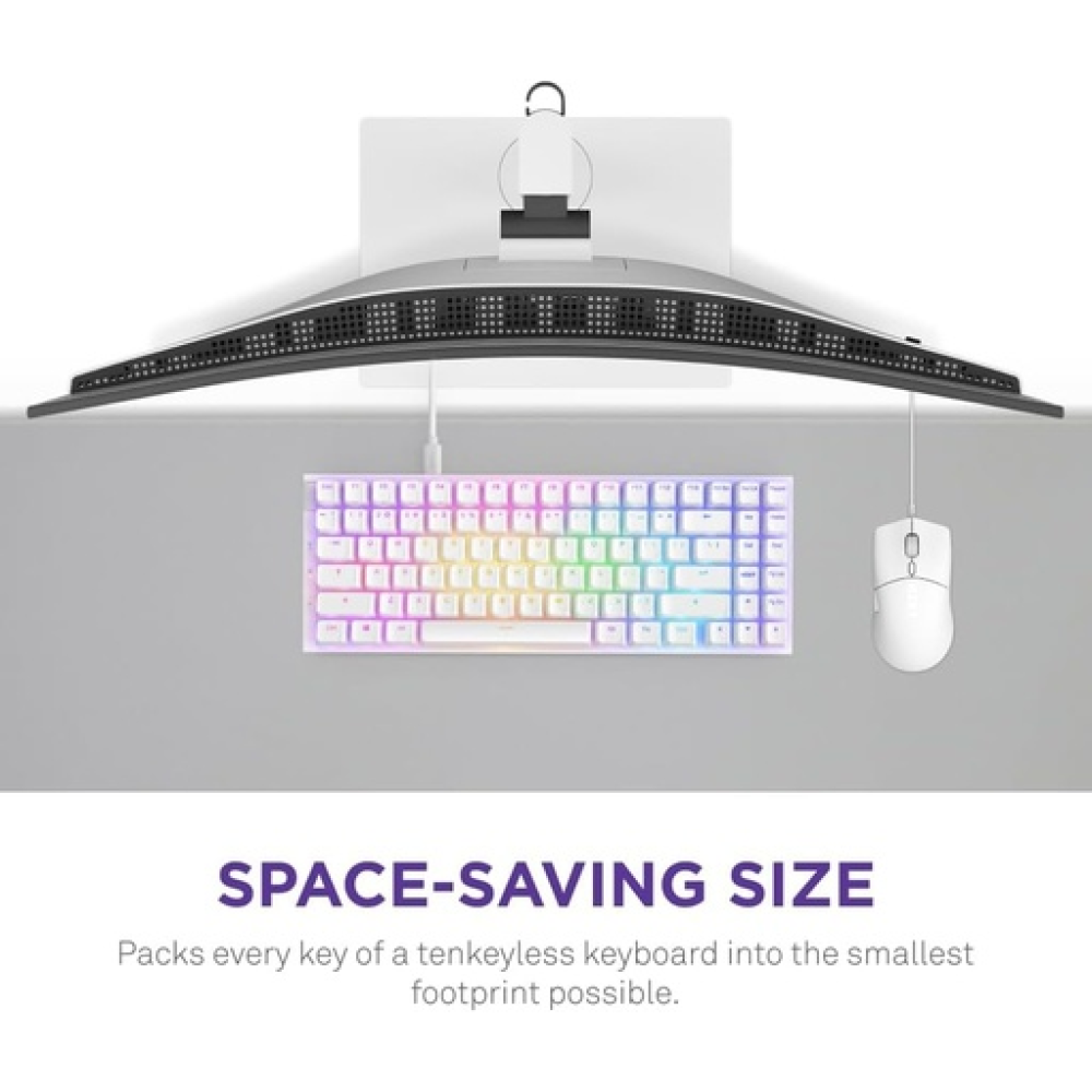 NZXT Function 2 MiniTKL US White