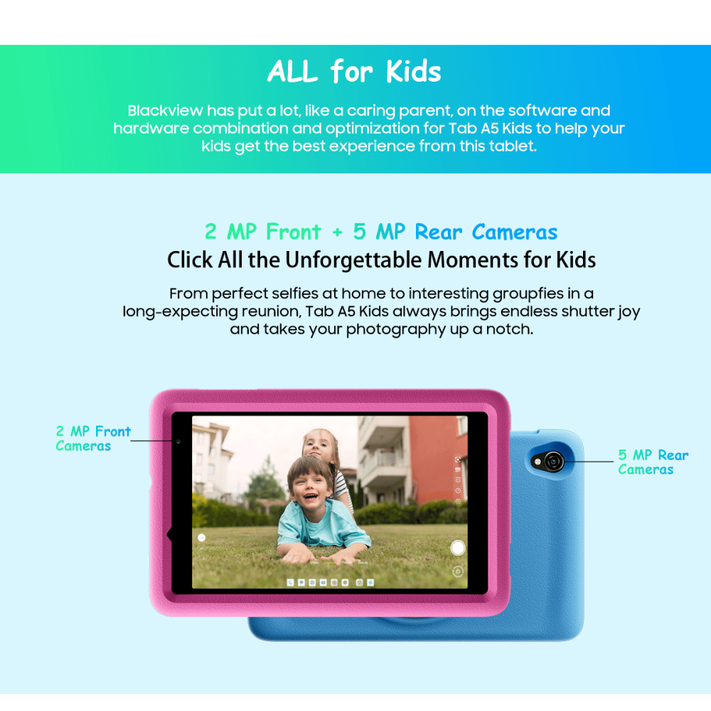 BlackView TAB A5  Kids 8" Tablet με WiFi (3GB/64GB) Donut Blue