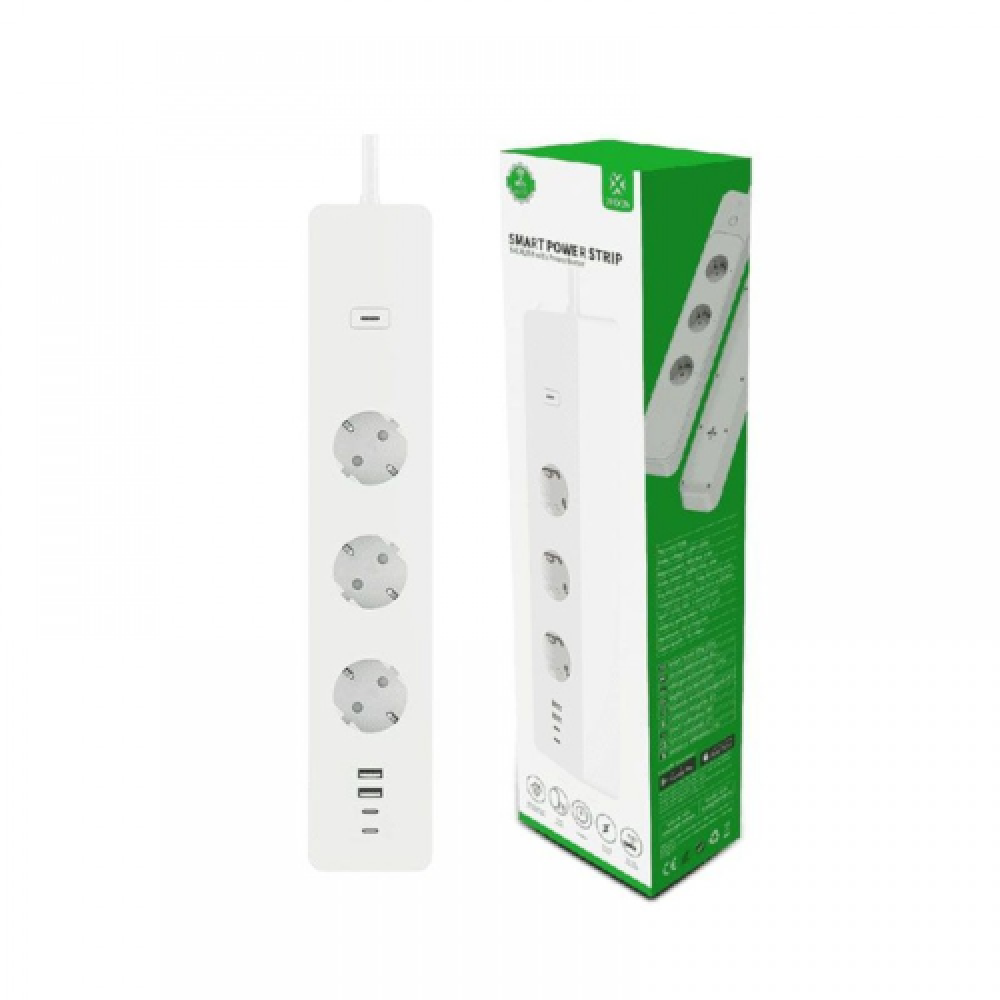 SMART POWERSTRIP EU SCHUKO+4USB TYPE A+C