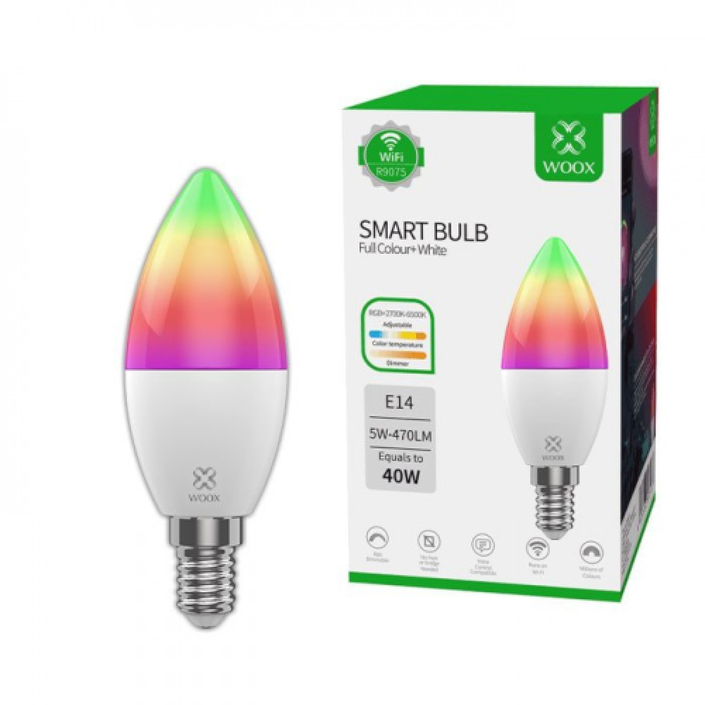 SMART WIFI E14 LED BULB RGB+CCT