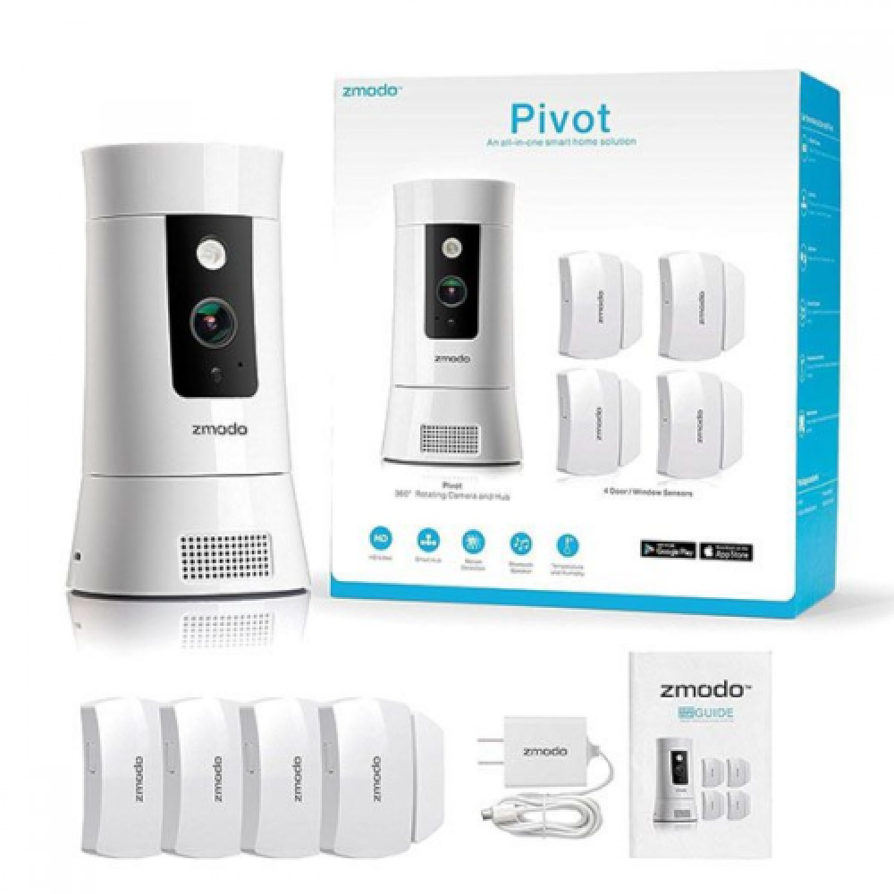 SMART WIFI HD CAMERA PIVOT CLOUD 350°WITH 4 MAG/DOOR CONTACT