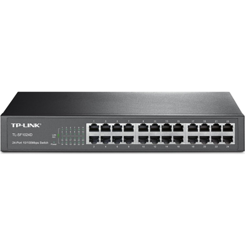 SWITCH 24-PORT 10/100  WITH 19'' BRACKETS