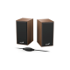 GENIUS SPEAKERS 1WAY, 2.0CH, 06W, 2, WOODEN, BROWN, USB, V/