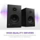 NZXT Relay PC Gaming Desktop Speakers Black