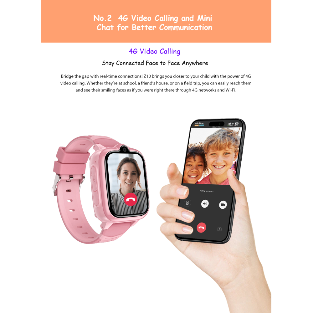 BlackView Z10 Smartwatch Kids Pink