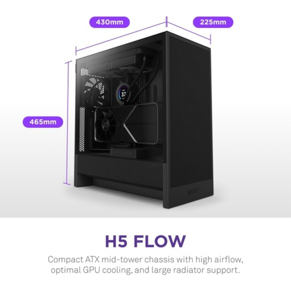 NZXT H5 Flow 2024 Black