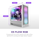 H Series H5 (2024) Flow RGB Edition ATX Mid Tower Chassis White Color