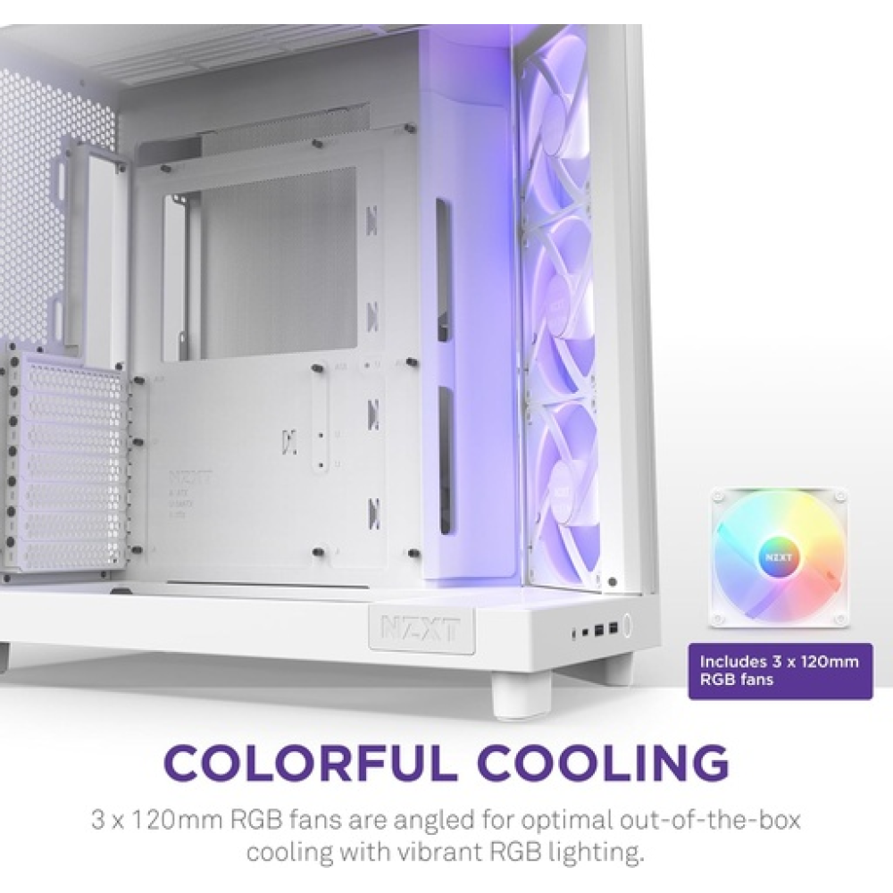 NZXT H6 Flow RGB White 2023