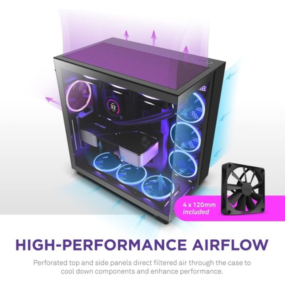 NZXT H9 Flow Black