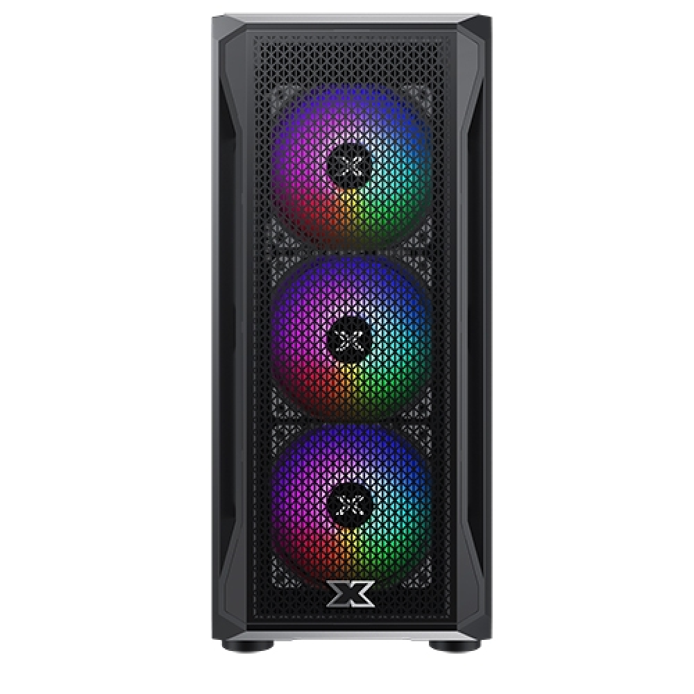 XIGMATEK Gaming X, Mid Gaming Κουτί H/Y, 4x RGB Fans, Μαύρο