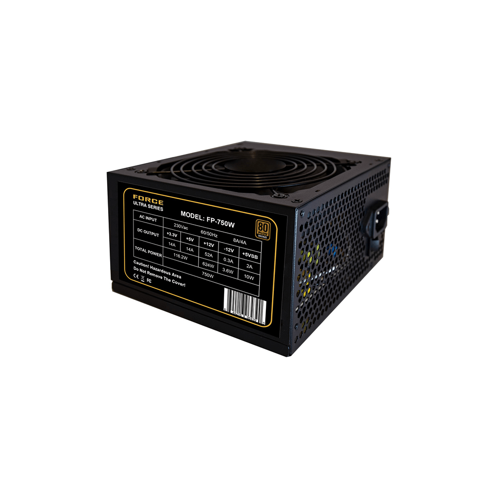 FORCE ULTRA SERIES PSU 0750W,  ATX, 120MM, APFC, 80+ BRONZE