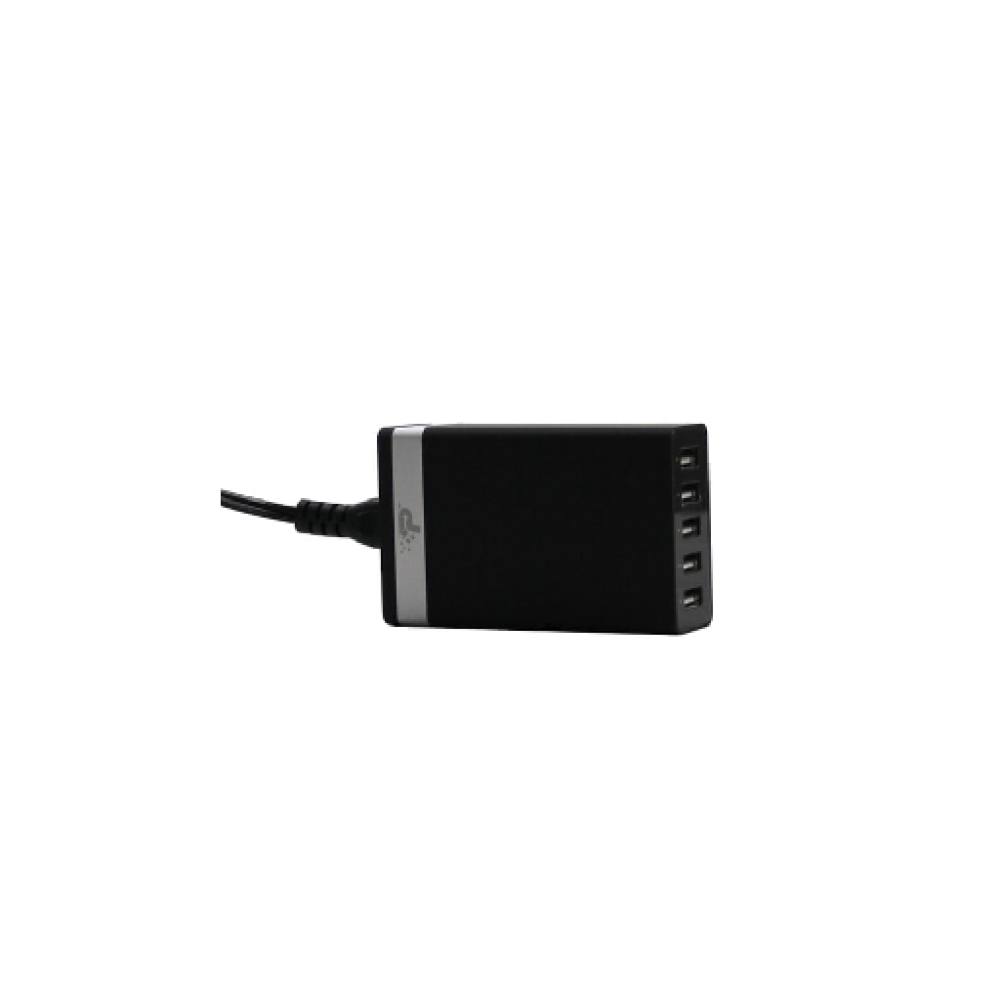 PATRIOT FUEL STATION MINI CHARGER, 5-Port USB/40W, SMART