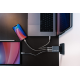 Verbatim GaN USB-A και 2 Θύρες USB-C 65W Power Delivery / Quick Charge 3.0 Gray 