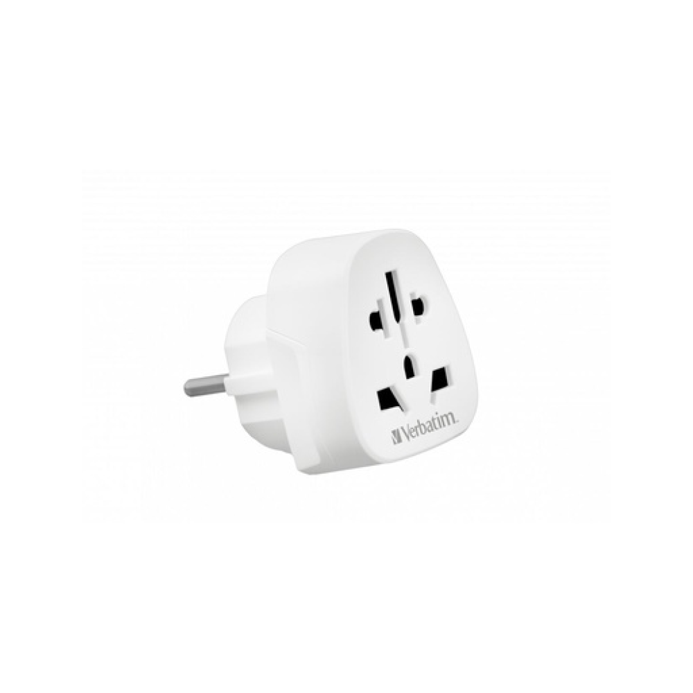 Verbatim World to Europe Adapter WTEU-02 Travel Plug