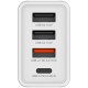 CHR-30EU2 USB Charger 30W with 1 x USB-C® PD 20 W / 1 x USB-A QC 3.0 / 2 x USB-A 10W White (EU)				