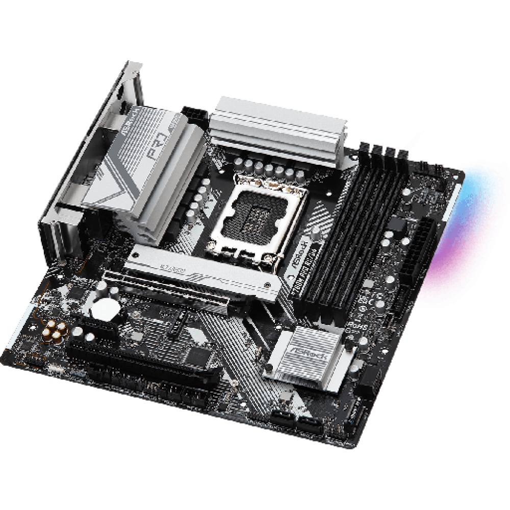 ASRock B760M Pro RS Motherboard Micro ATX με Intel 1700 Socket DDR5