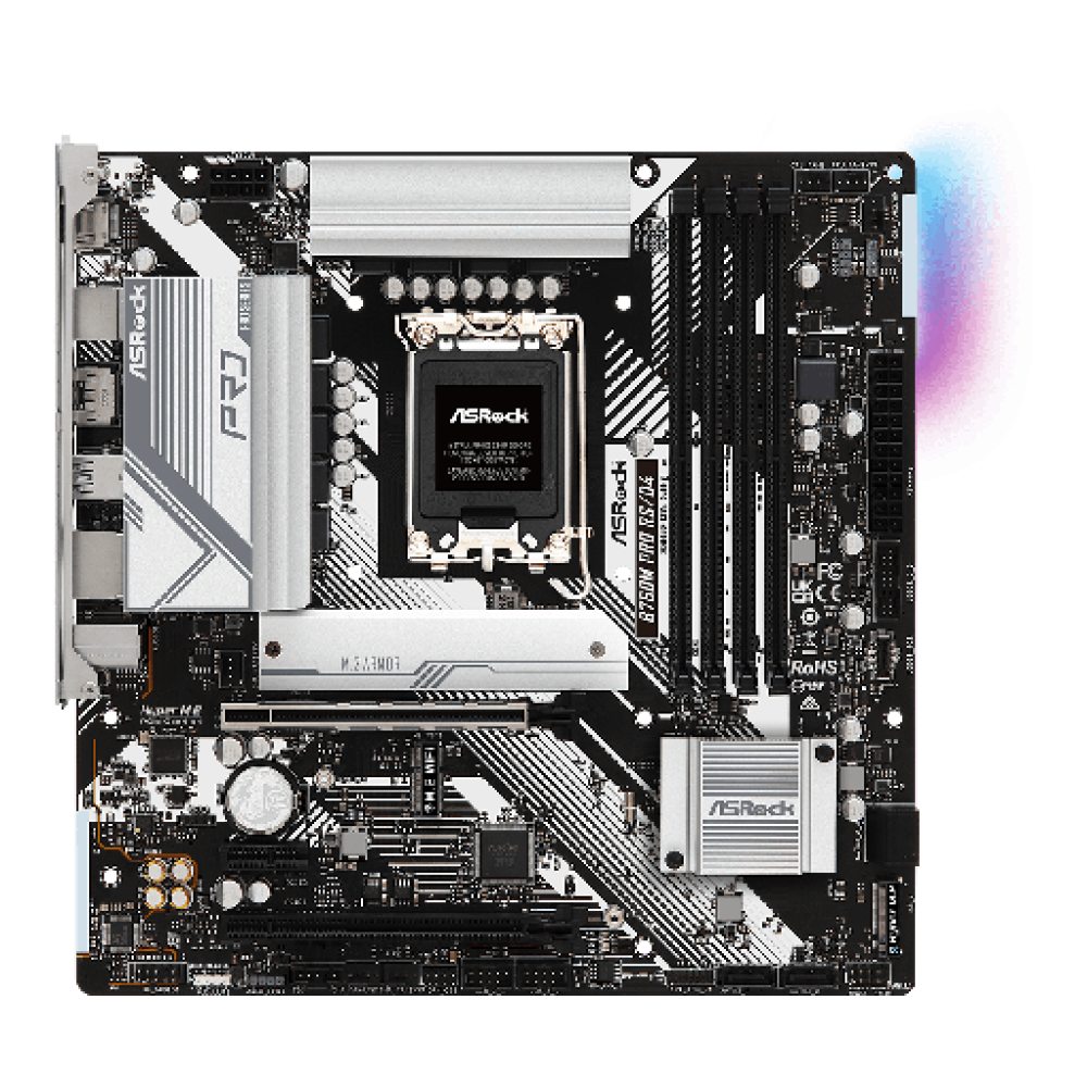 ASRock B760M Pro RS Motherboard Micro ATX με Intel 1700 Socket DDR5