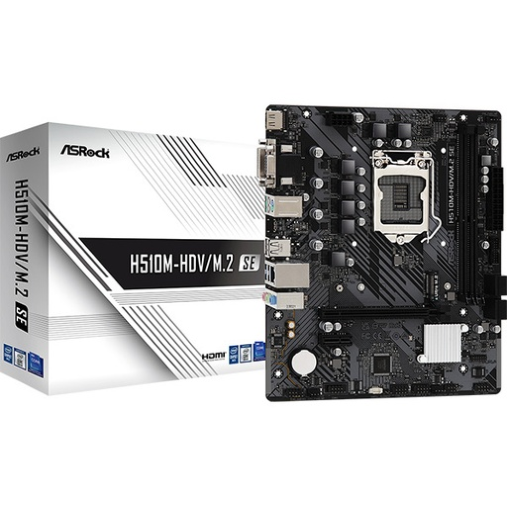 ASRock H510M-HDV/M.2 SE Motherboard Micro ATX με Intel 1200 Socket