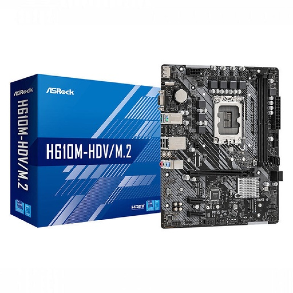 ASRock H610M-HDV/M.2 R2.0 Motherboard Micro ATX με Intel 1700 Socket