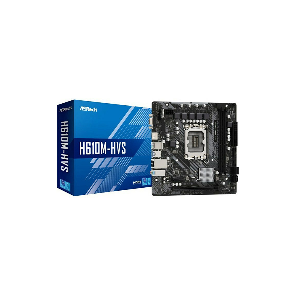 ASRock H610M-HVS/M.2 R2.0 Motherboard Micro ATX με Intel 1700 Socket