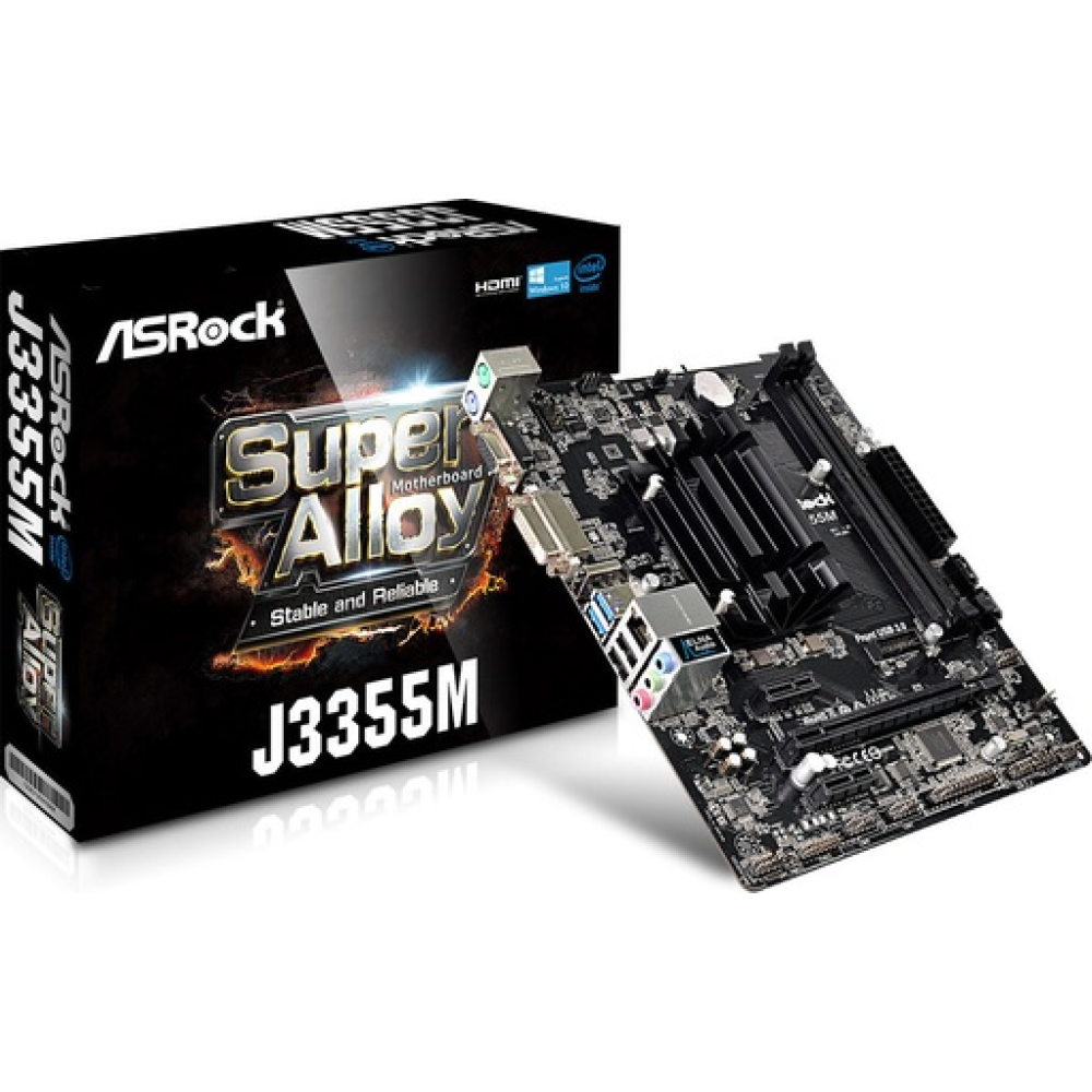 ASRock J3355M SoC Motherboard Micro ATX με Intel BGA1296 Socket