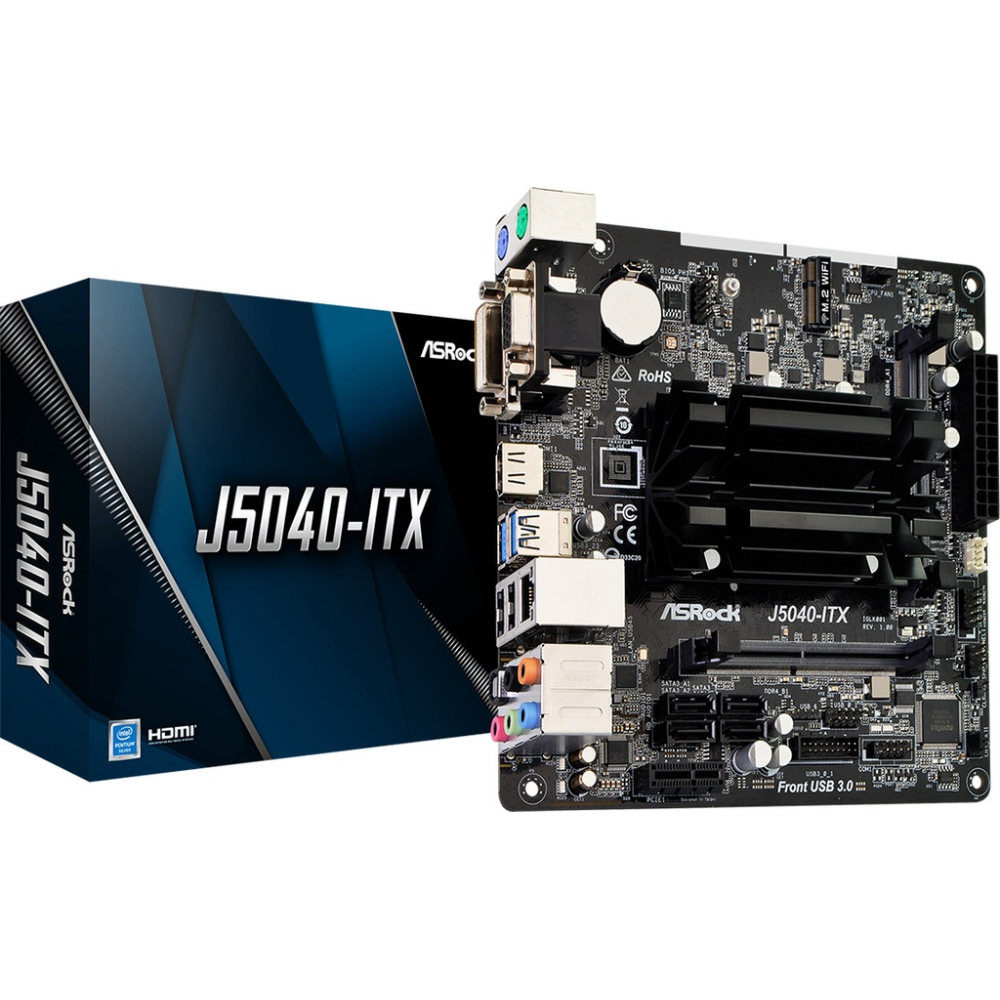 ASRock J5040-ITX Motherboard Mini ITX με Intel BGA1090 Socket