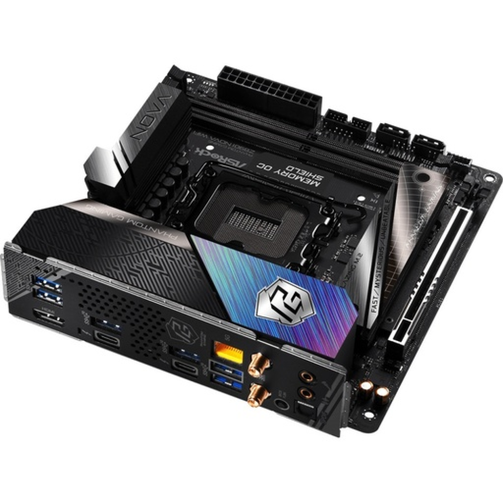 ASRock Phantom Gaming Z890I Nova WiFi Motherboard Mini ITX with Intel 1851 Socket