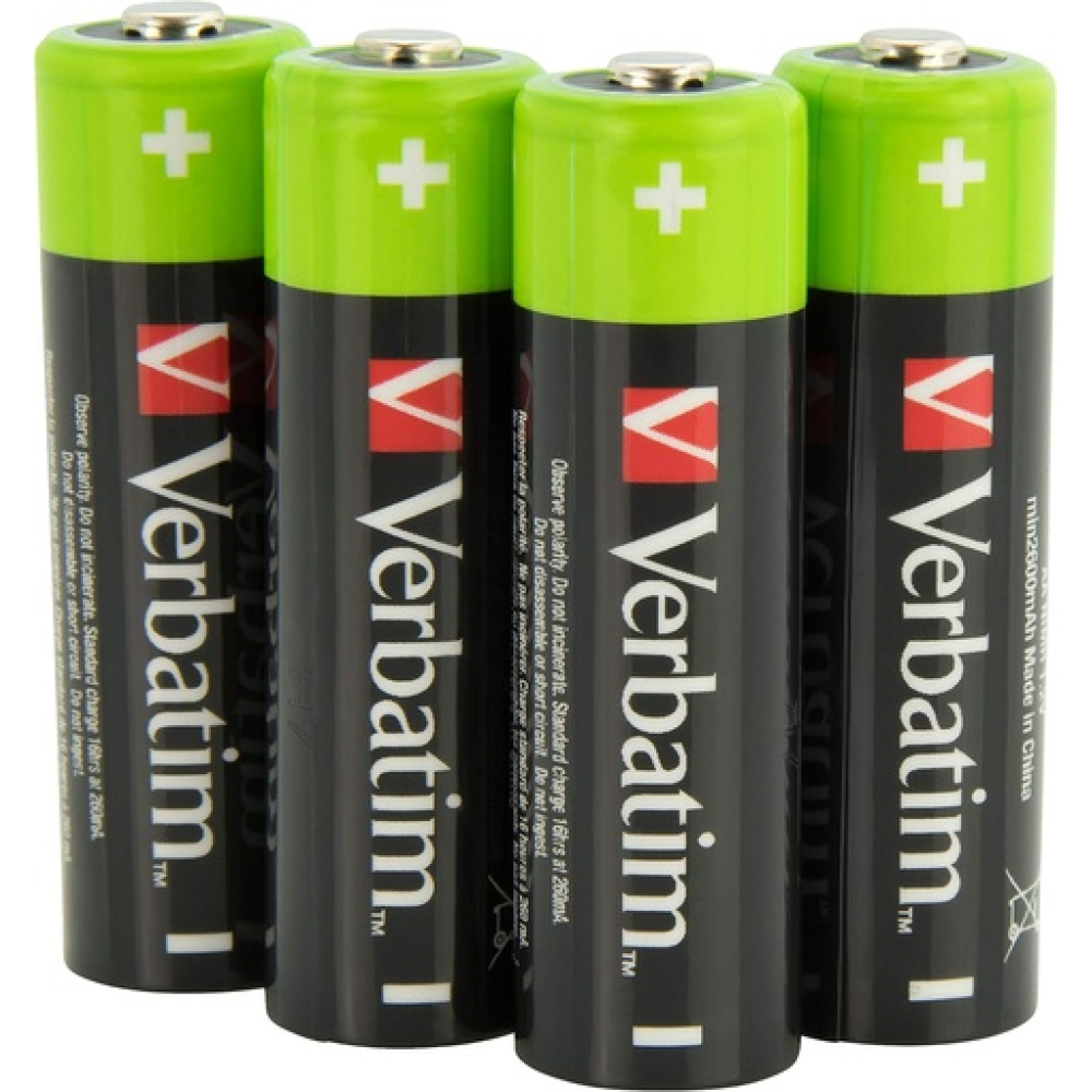 Verbatim RECHAR BATTERY AA 4 PACK