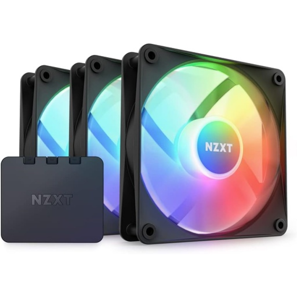 NZXT F120 RGB Core Triple Pack Black