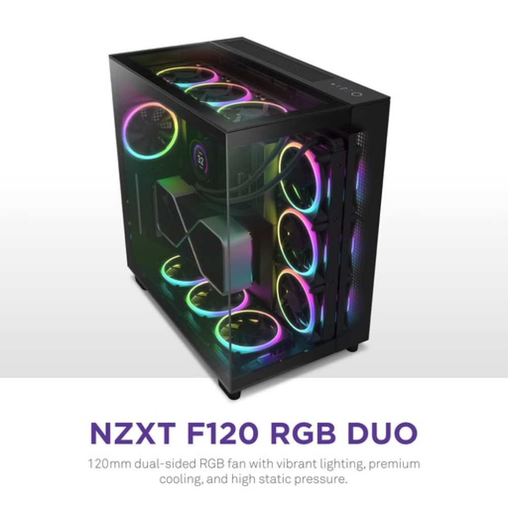 NZXT F120 RGB Duo Black