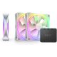 NZXT F120 RGB Duo Triple Pack White