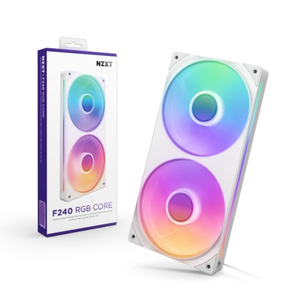 NZXT F240 RGB Core White