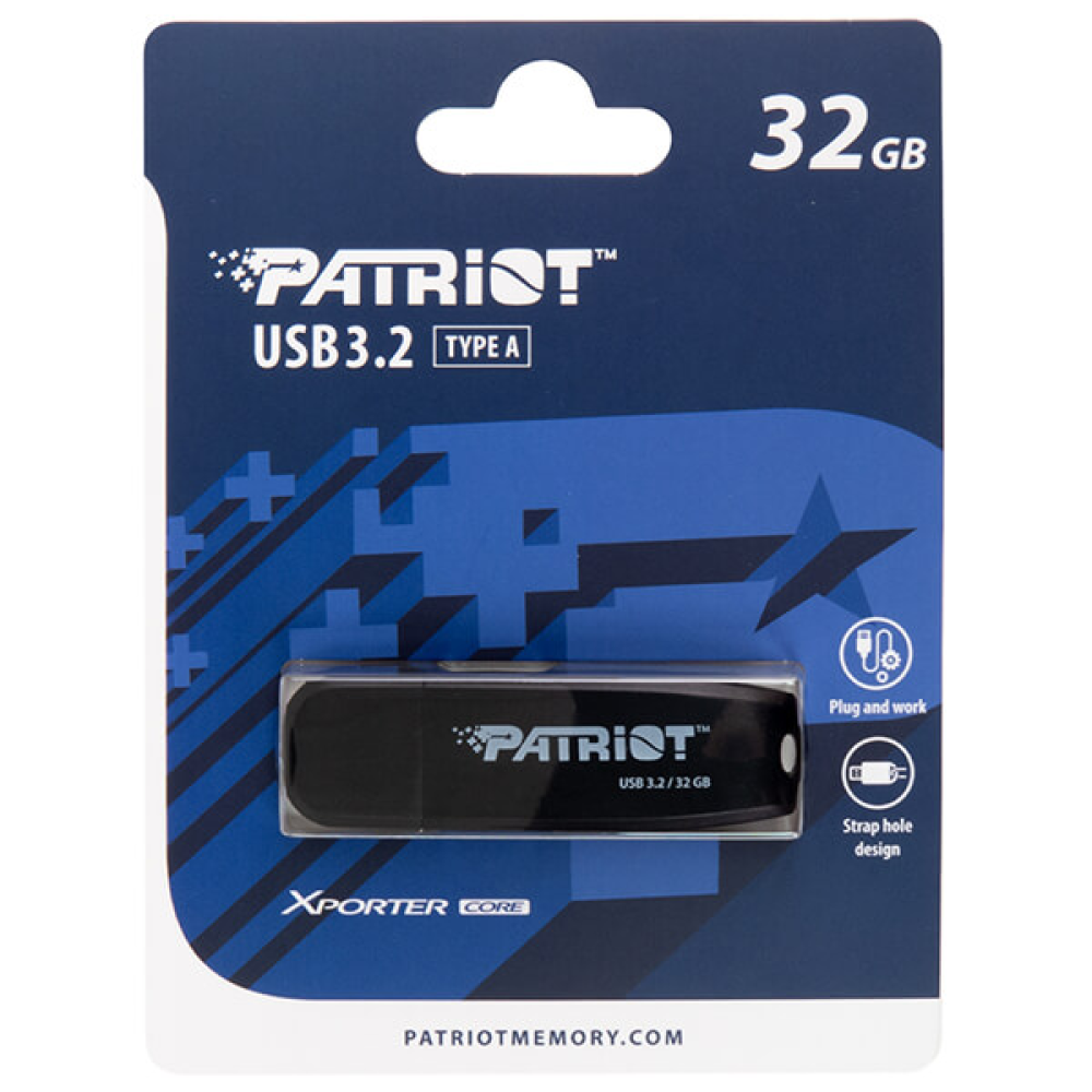 PATRIOT XPORTER CORE 32GB USB 3.2 FLASH DRIVE