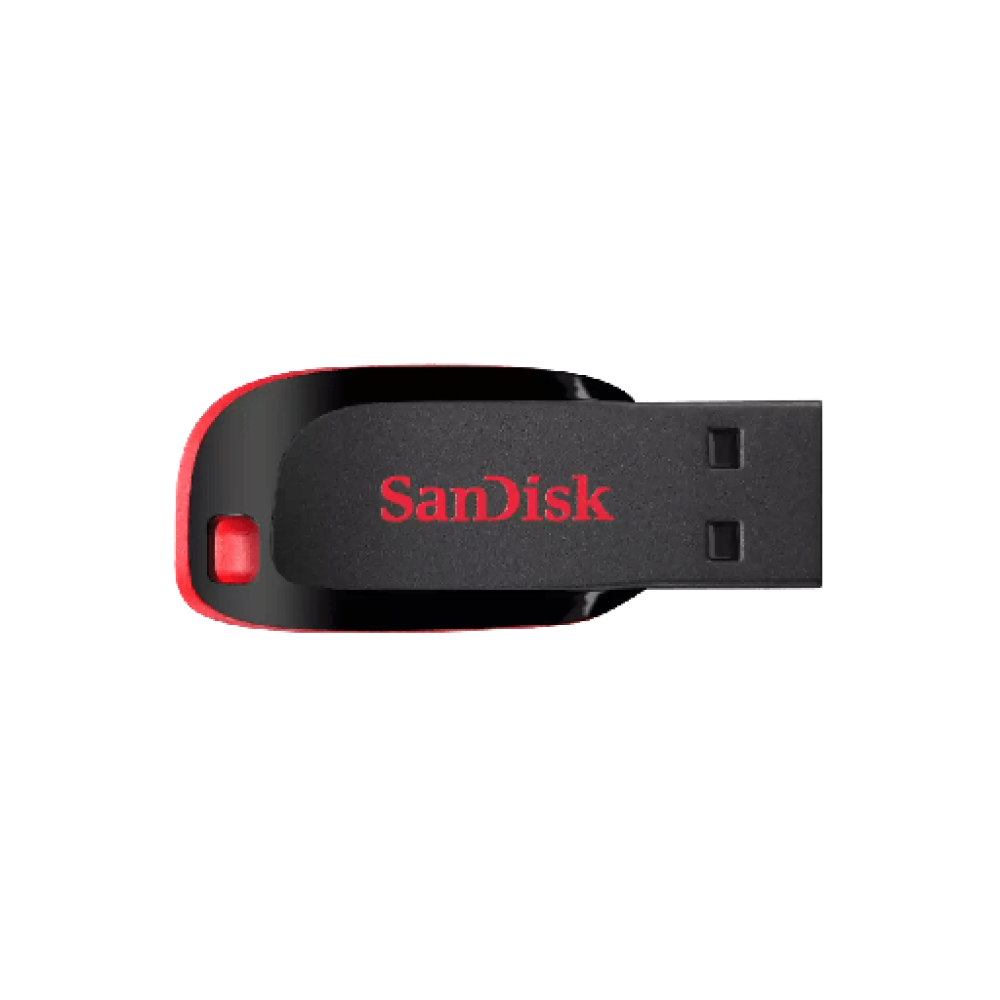 Sandisk Cruzer Blade 16GB USB 2.0 Stick Μαύρο