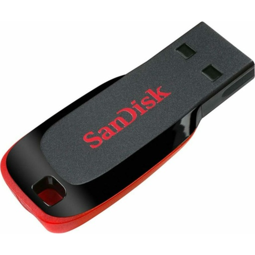 Sandisk Cruzer Blade 128GB USB 2.0 Stick Μαύρο