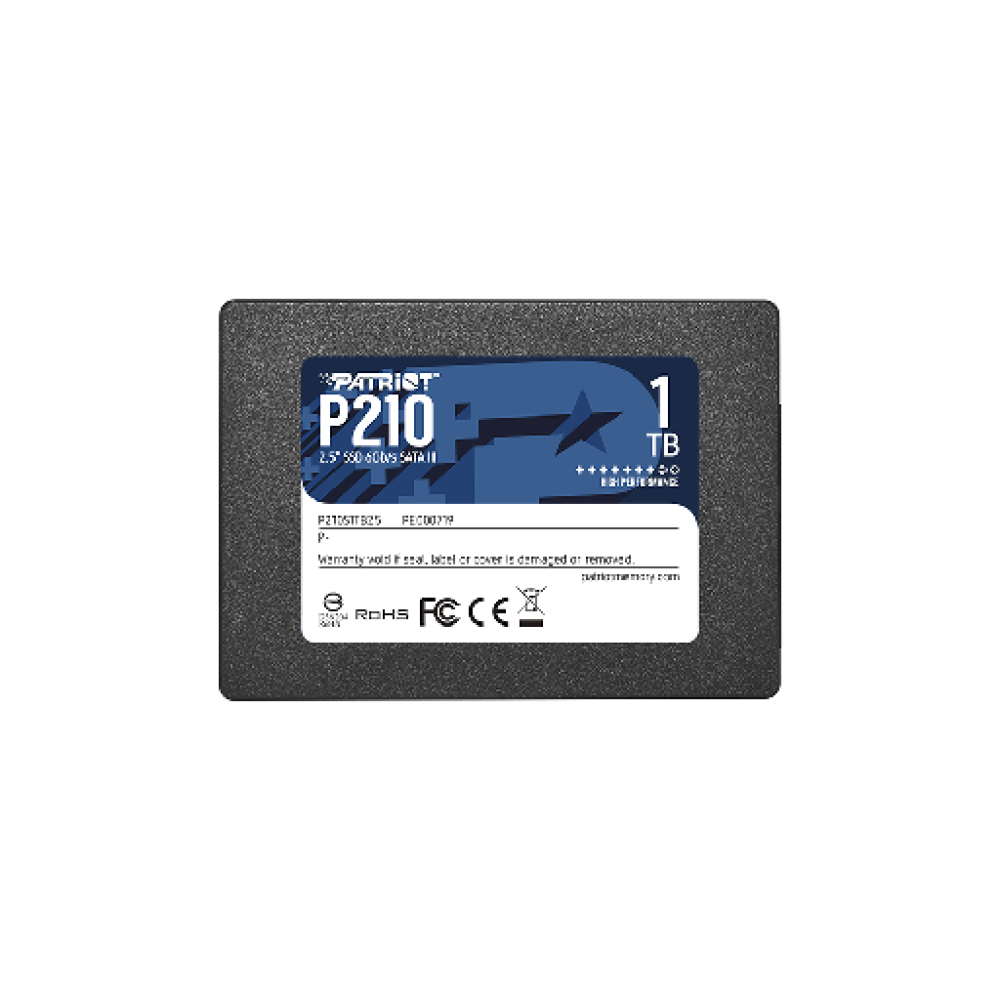 PATRIOT P210, 001TB 2.5"/SATA3 520/430MBs 50K/50K