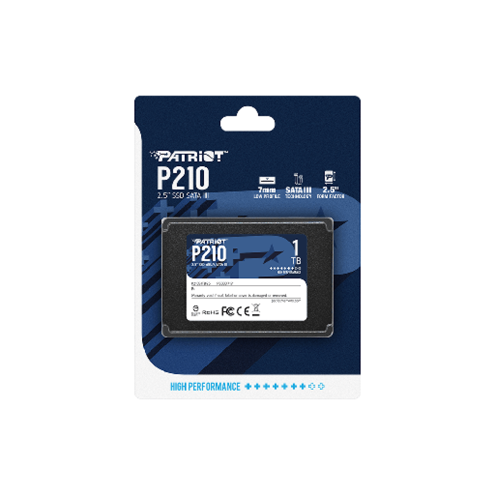 PATRIOT P210, 001TB 2.5"/SATA3 520/430MBs 50K/50K