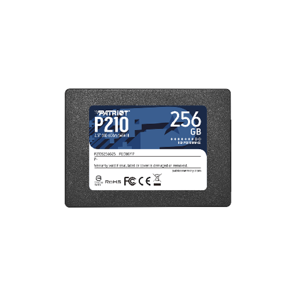 PATRIOT P210, 256GB 2.5"/SATA3 500/400MBs 50K/30K